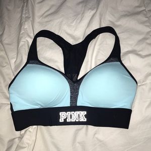 PINK cupped sports bra
